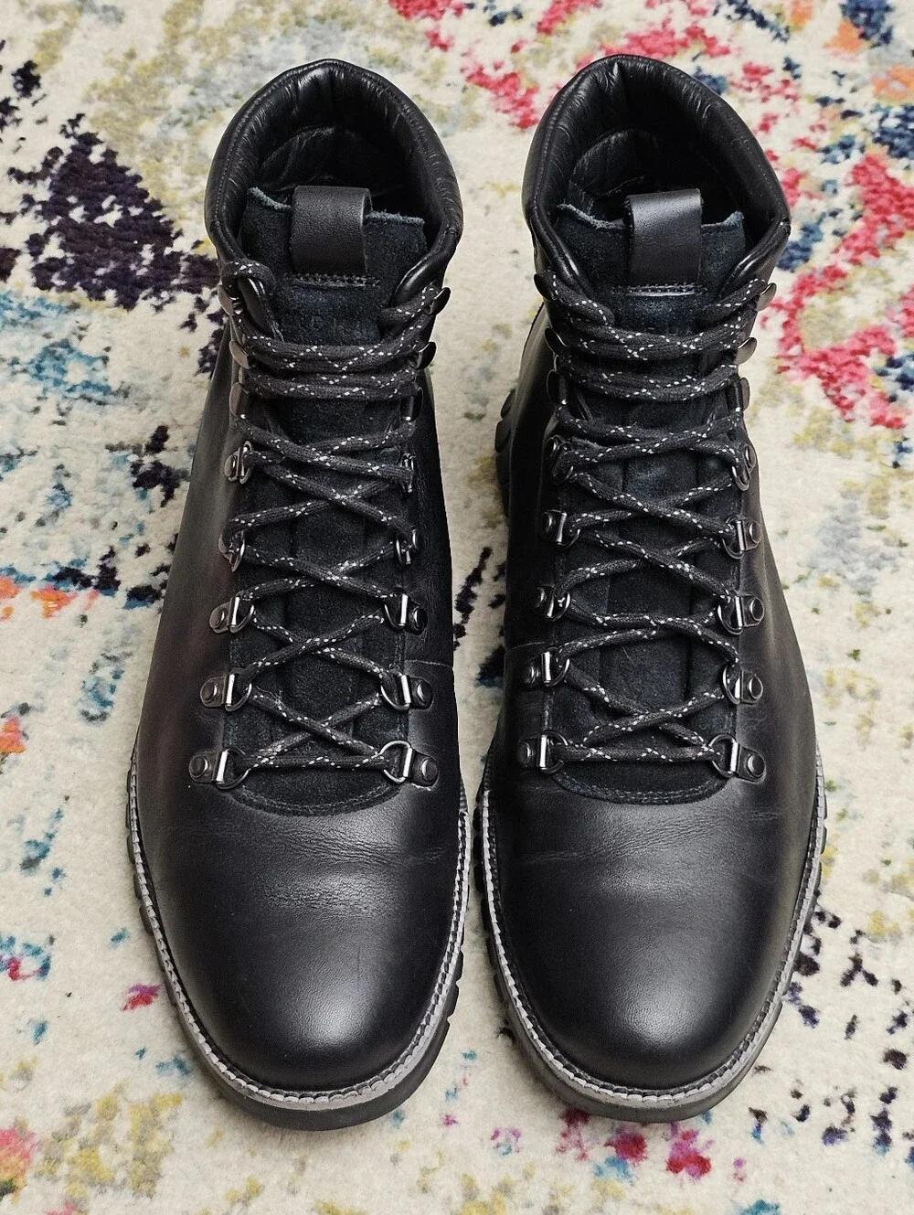 Cole Haan Men's Size 11.5 Zerogrand Hiker II Boots Waterproof Black Lace C26254